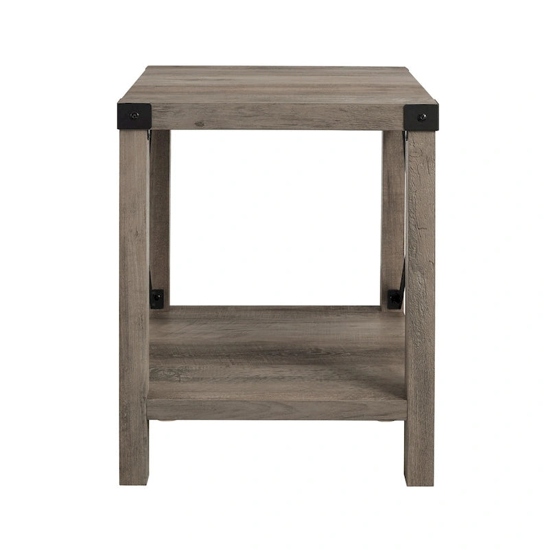 Table d'appoint Middlebrook Kujawa 18 pouces à côtés en X