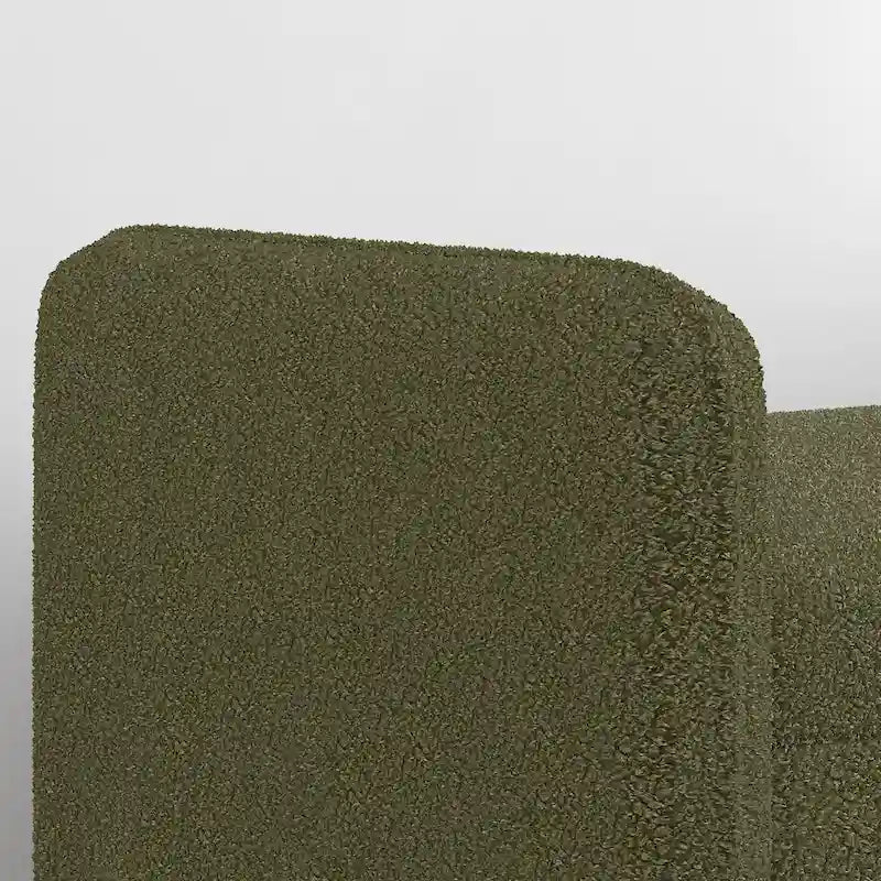 Tabouret de rangement en velours Teddy au design moderne, bancs de chambre