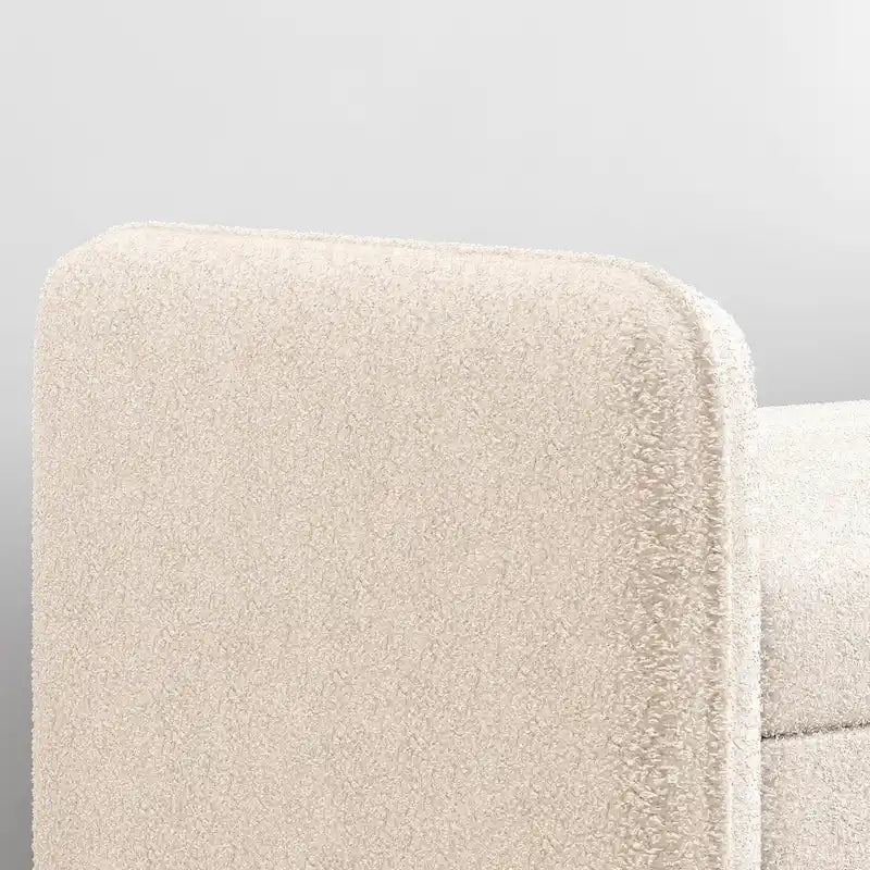 Tabouret de rangement en velours Teddy au design moderne, bancs de chambre