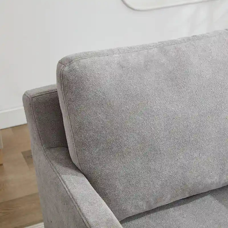 Fauteuil pivotant en chenille avec coussin amovible (29,92 €)