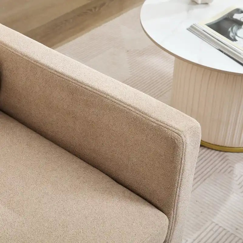 Fauteuil pivotant en chenille avec coussin amovible (29,92 €)