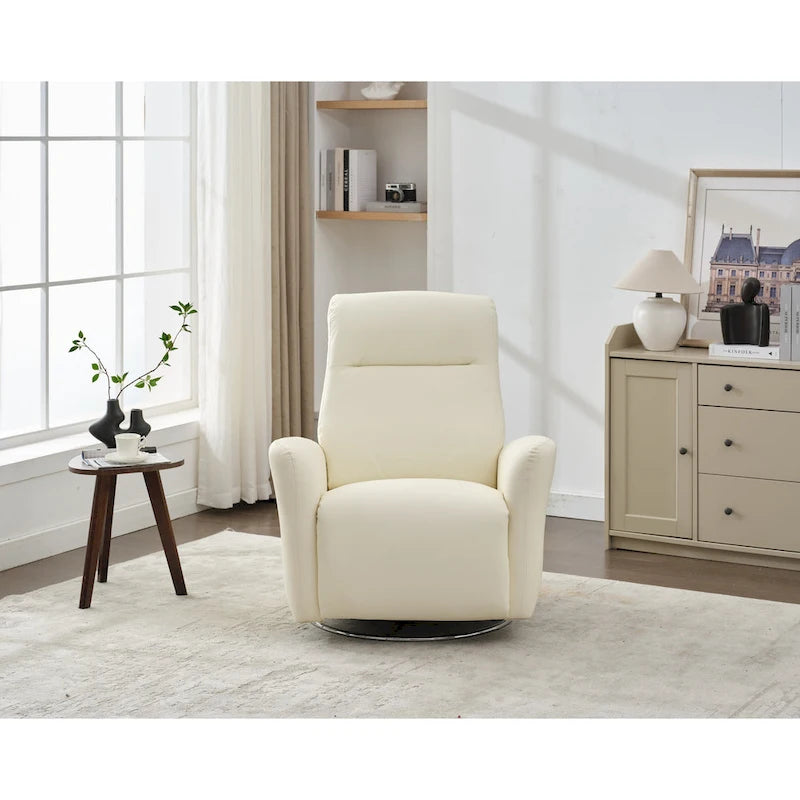 Fauteuil inclinable pivotant en similicuir, dossier ergonomique, ports USB