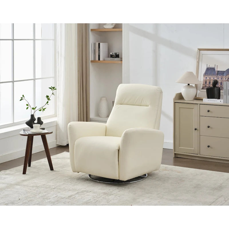 Fauteuil inclinable pivotant en similicuir, dossier ergonomique, ports USB