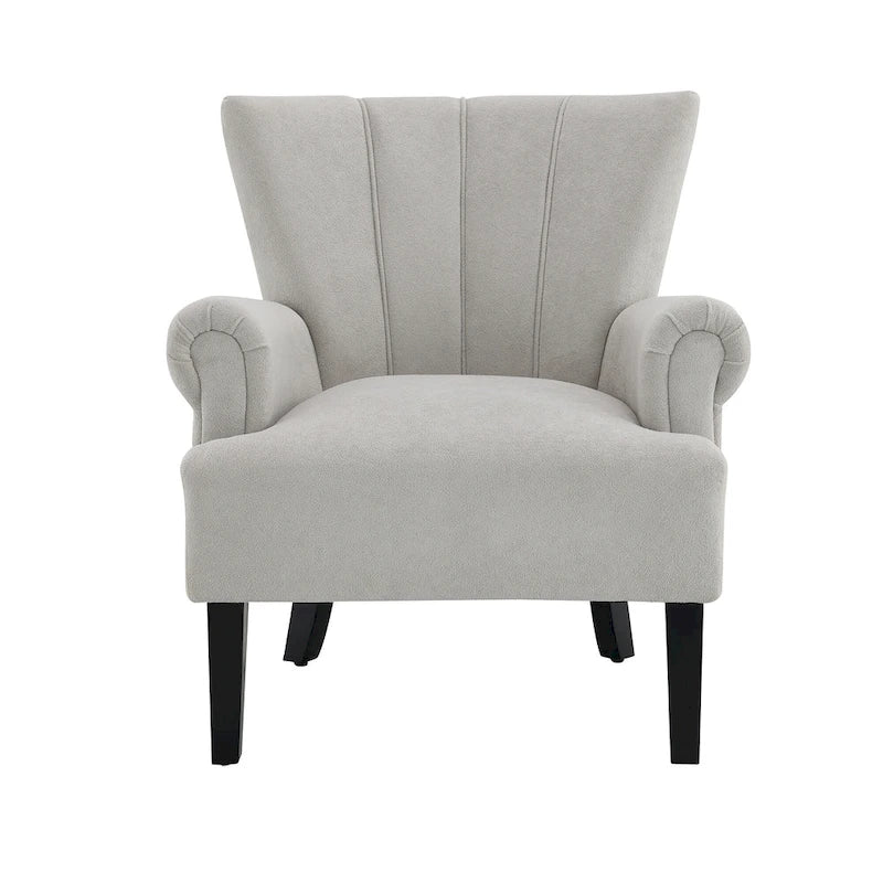 Fauteuil rembourré de 29 pouces avec dossier capitonné en mousse haute densité