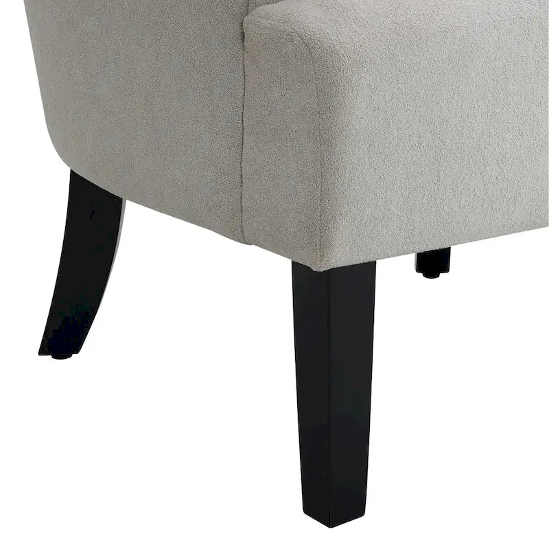 Fauteuil rembourré de 29 pouces avec dossier capitonné en mousse haute densité