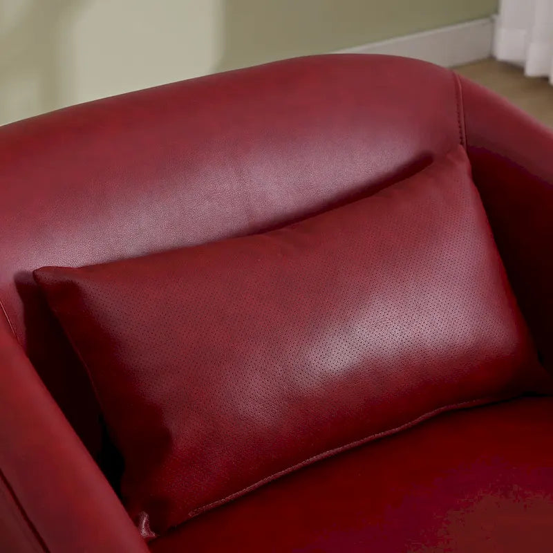 Fauteuil pivotant en forme de tonneau, fauteuil d'appoint rond et confortable, fauteuil club pivotant à 360 degrés, fauteuil de détente pour chambre d'enfant