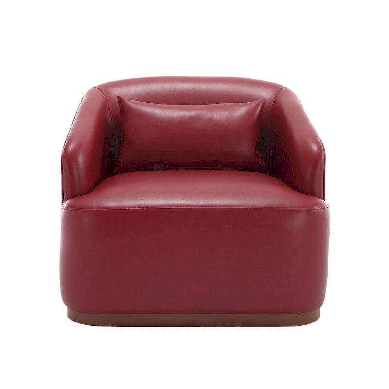 Fauteuil pivotant en forme de tonneau, fauteuil d'appoint rond et confortable, fauteuil club pivotant à 360 degrés, fauteuil de détente pour chambre d'enfant