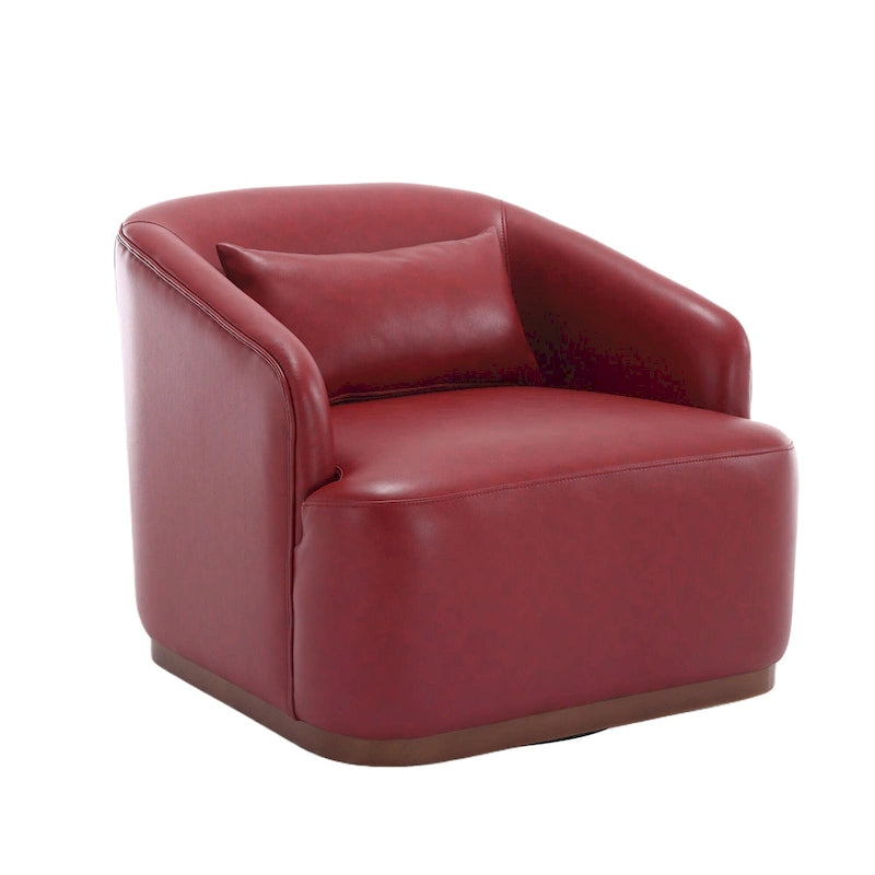 Fauteuil pivotant en forme de tonneau, fauteuil d'appoint rond et confortable, fauteuil club pivotant à 360 degrés, fauteuil de détente pour chambre d'enfant