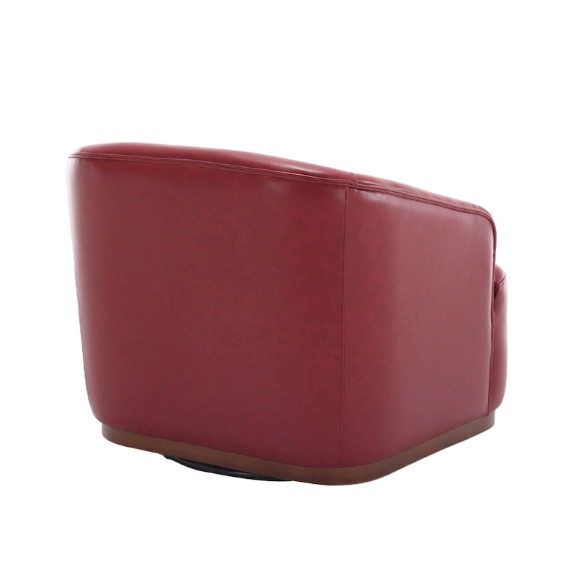 Fauteuil pivotant en forme de tonneau, fauteuil d'appoint rond et confortable, fauteuil club pivotant à 360 degrés, fauteuil de détente pour chambre d'enfant