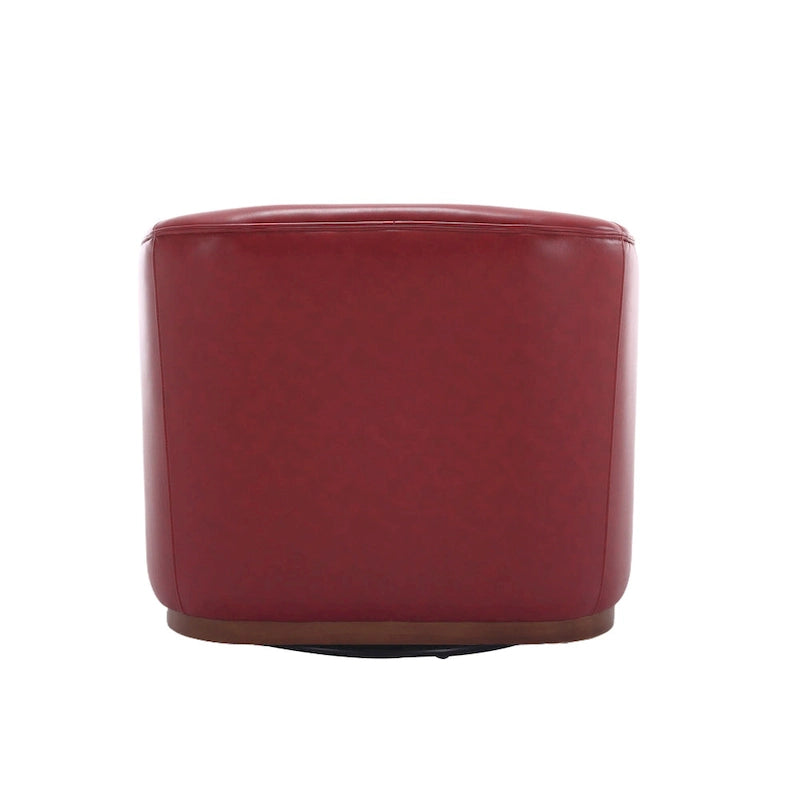 Fauteuil pivotant en forme de tonneau, fauteuil d'appoint rond et confortable, fauteuil club pivotant à 360 degrés, fauteuil de détente pour chambre d'enfant