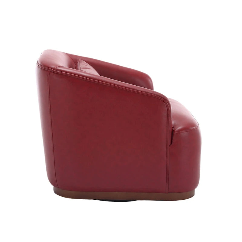 Fauteuil pivotant en forme de tonneau, fauteuil d'appoint rond et confortable, fauteuil club pivotant à 360 degrés, fauteuil de détente pour chambre d'enfant