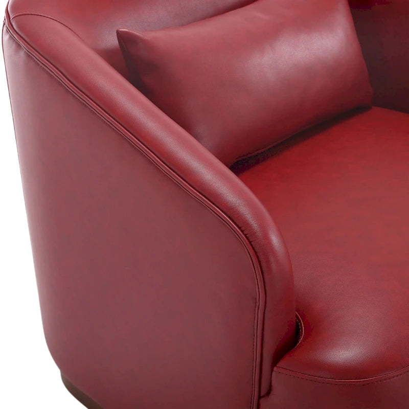 Fauteuil pivotant en forme de tonneau, fauteuil d'appoint rond et confortable, fauteuil club pivotant à 360 degrés, fauteuil de détente pour chambre d'enfant