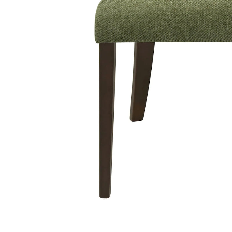 Christopher Knight Home - Ensemble de 2 chaises de salle à manger modernes et rembourrées Ethan avec dossier ouvert
