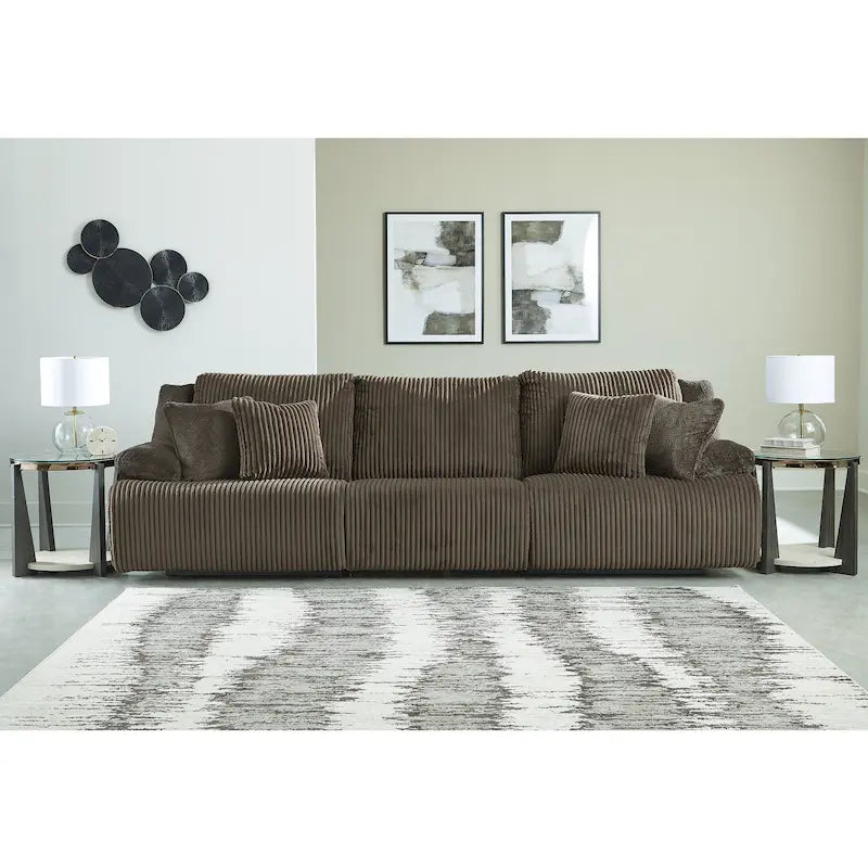 Canapé d'angle inclinable haut de gamme 3 pièces Signature Design by Ashley - 128 cm (L) x 40 cm (P) x 41 cm (H)