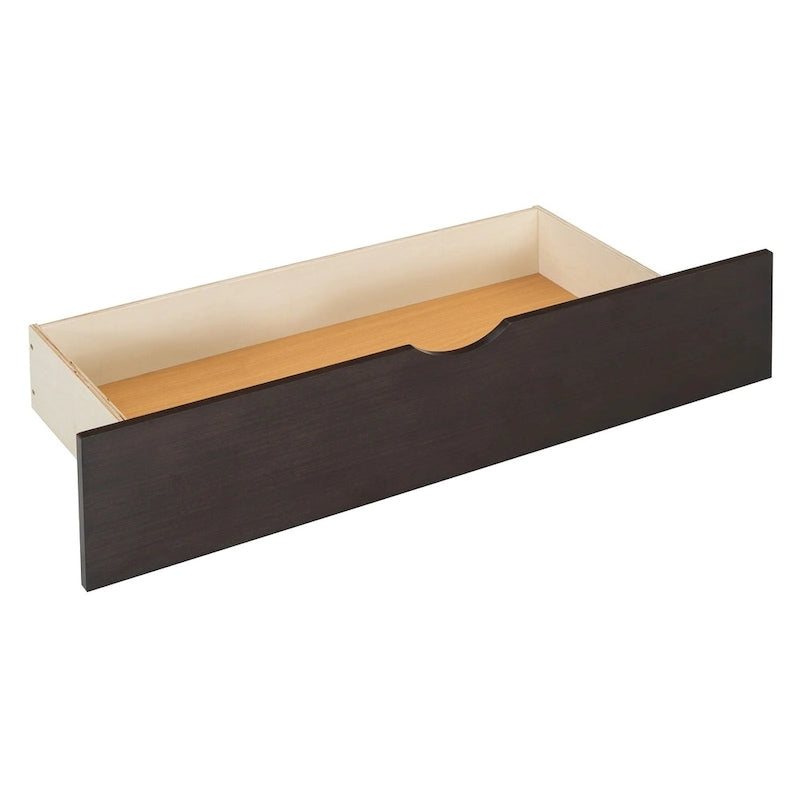 Lit plateforme bohème en bois de rotin, lit queen avec rangement, tête de lit en bois, lit gigogne et 2 tiroirs de rangement