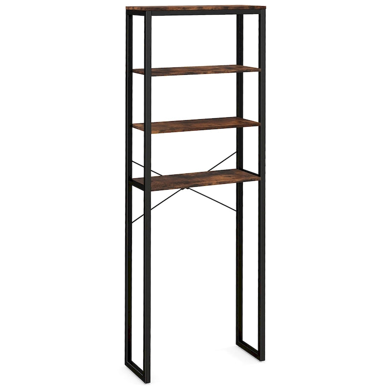 Étagère de rangement Costway à 4 niveaux pour toilettes, autoportante - Voir les détails