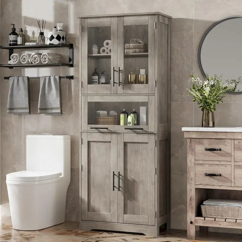 Armoire de salle de bain haute
