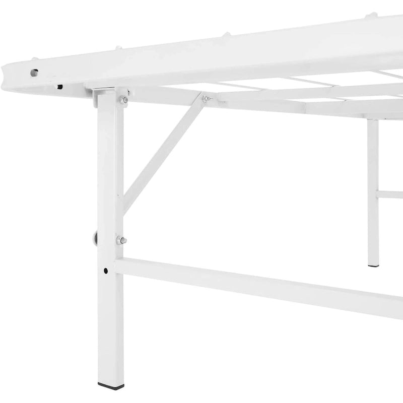 Cadre de lit pliable robuste avec sommier à lattes en acier
