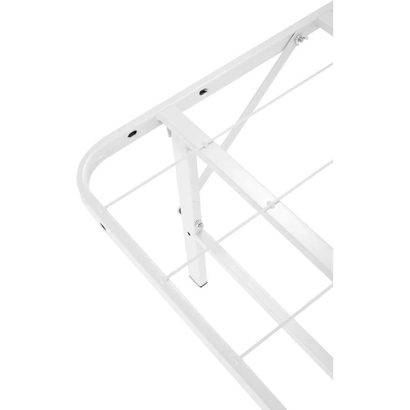 Cadre de lit pliable robuste avec sommier à lattes en acier