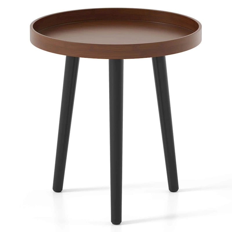 Table d'appoint ronde Costway 1/2 PCS, table basse de canapé, table basse décorative