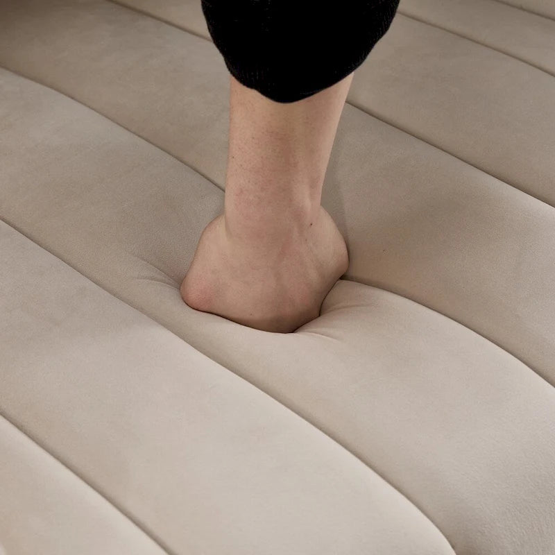 Fauteuil tonneau rembourré surdimensionné pivotant à 360° de 40,35 po