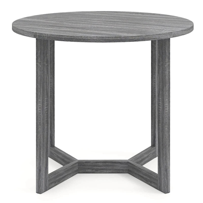 Table de salle à manger Costway en bois de 91 cm (36 pouces) pour 2 à 4 personnes avec rallonges en forme d'aile - Voir les détails