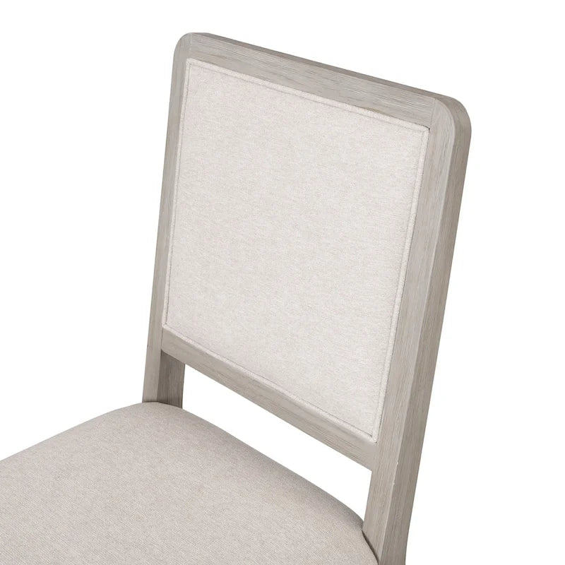 Ensemble de salle à manger moderne 7 pièces en chêne naturel Billet de Furniture of America