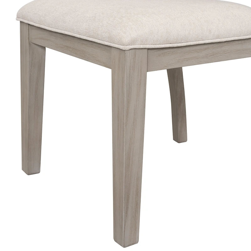 Ensemble de salle à manger moderne 7 pièces en chêne naturel Billet de Furniture of America