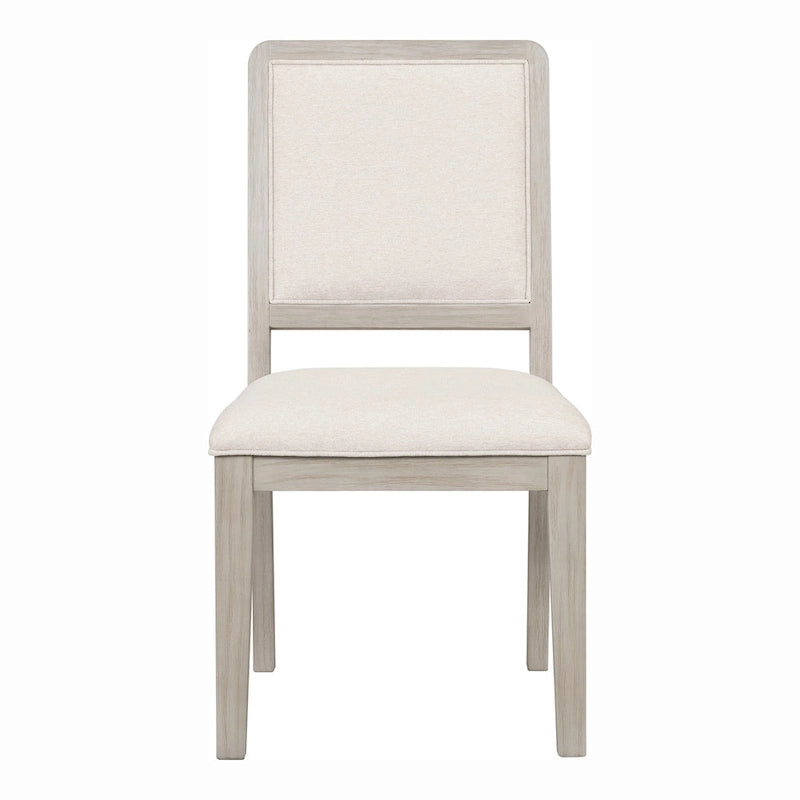 Ensemble de salle à manger moderne 7 pièces en chêne naturel Billet de Furniture of America