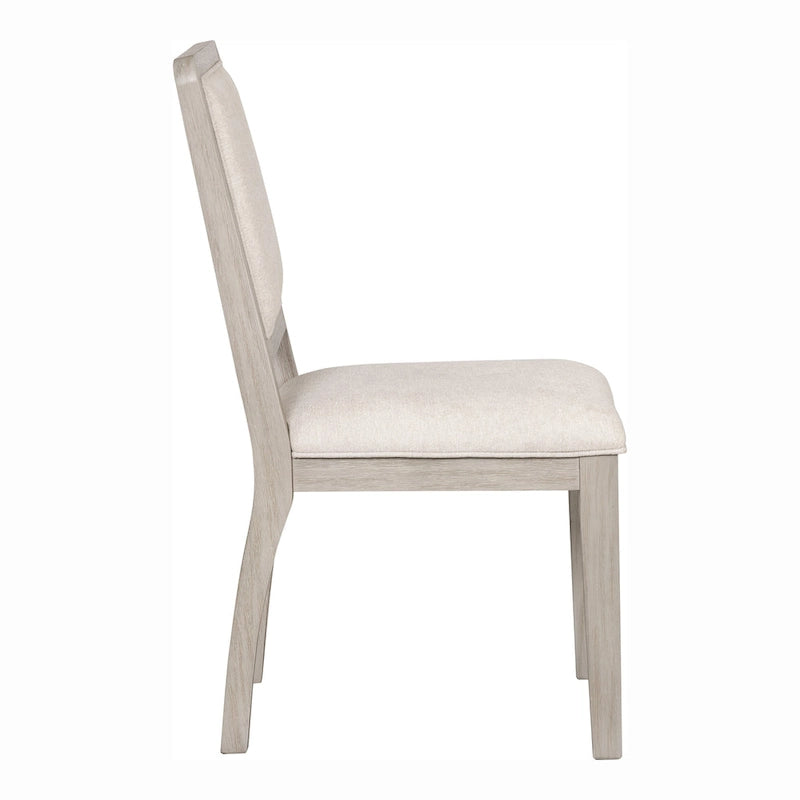 Ensemble de salle à manger moderne 7 pièces en chêne naturel Billet de Furniture of America