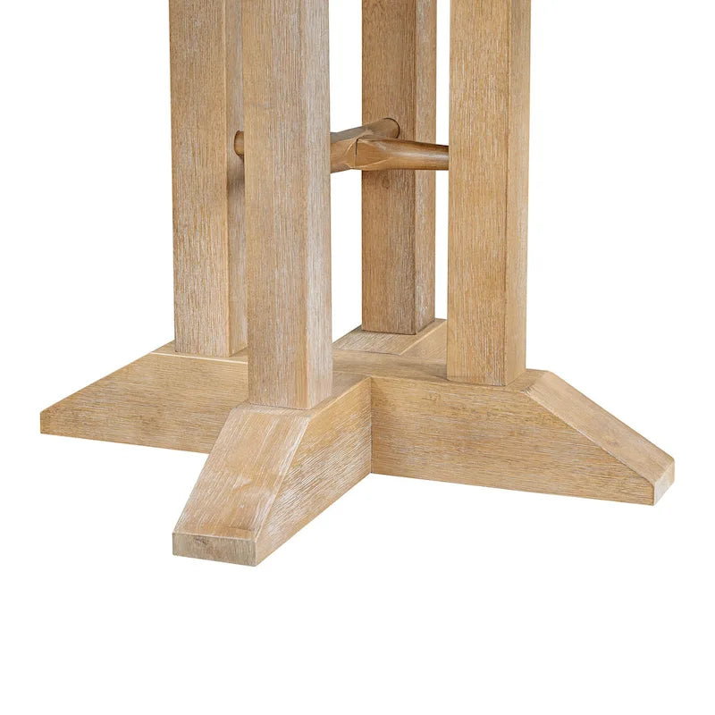 Ensemble de meubles de cuisine en bois 5 pièces, comprenant une table à manger ronde extensible avec rallonge amovible et 4 chaises rembourrées.