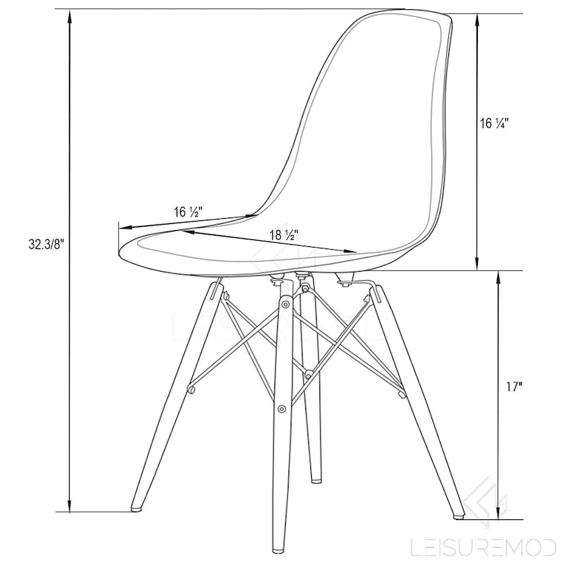 Chaise de salle à manger d'appoint Dover en acrylique avec pieds Eiffel, idéale pour l'intérieur et l'extérieur (maison, bureau, salon, cuisine).