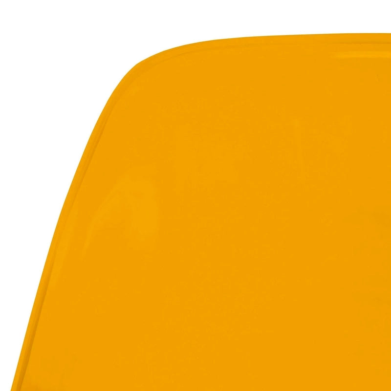 Chaise de salle à manger d'appoint Dover en acrylique avec pieds Eiffel, idéale pour l'intérieur et l'extérieur (maison, bureau, salon, cuisine).