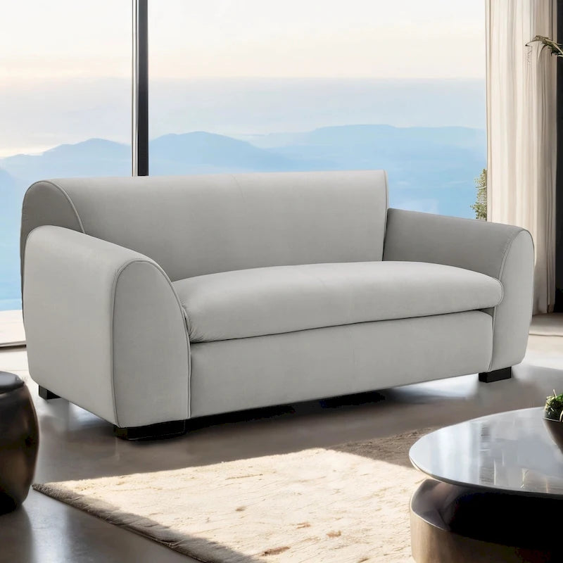 Canapé deux places Corwin de style moderne, en tissu certifié OEKO-TEX®, de Furniture of America