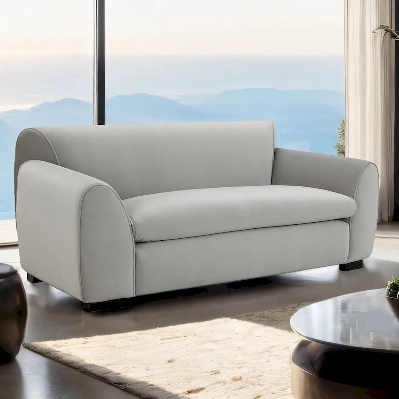 Canapé deux places Corwin de style moderne, en tissu certifié OEKO-TEX®, de Furniture of America