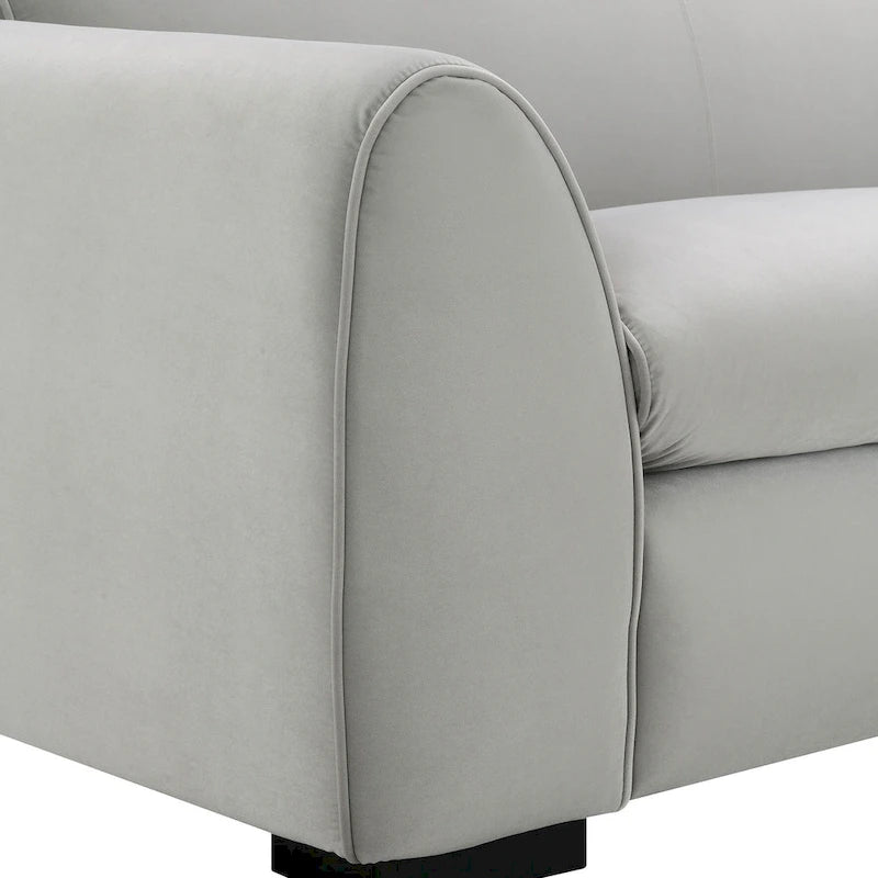Canapé deux places Corwin de style moderne, en tissu certifié OEKO-TEX®, de Furniture of America