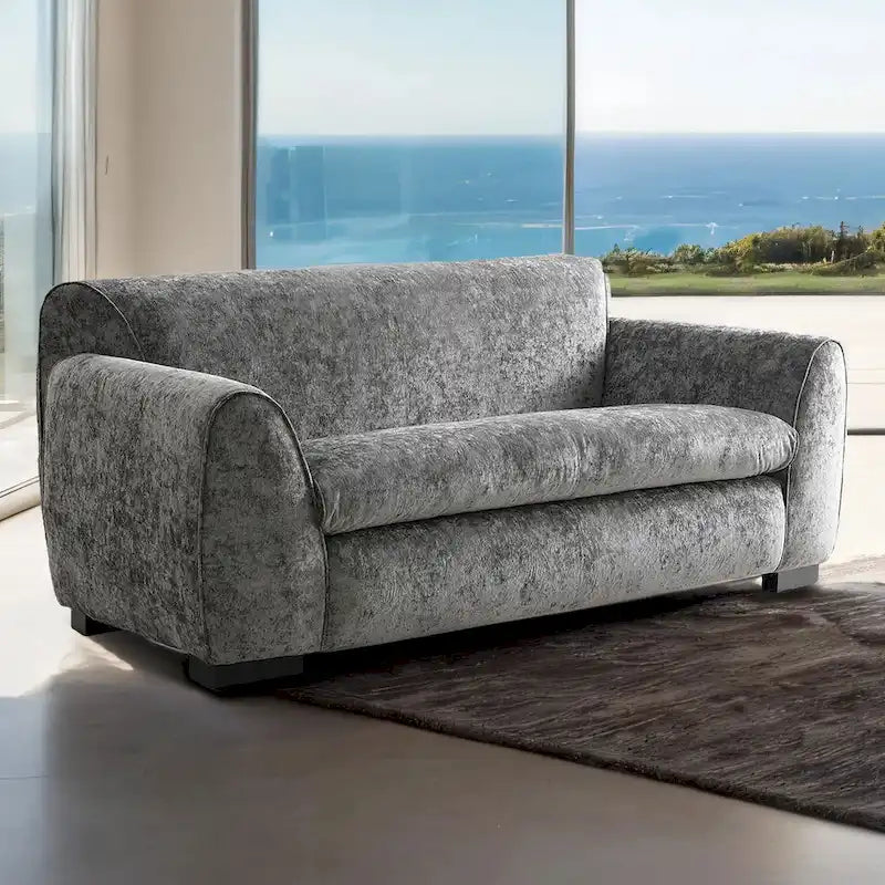 Canapé deux places Corwin de style moderne, en tissu certifié OEKO-TEX®, de Furniture of America