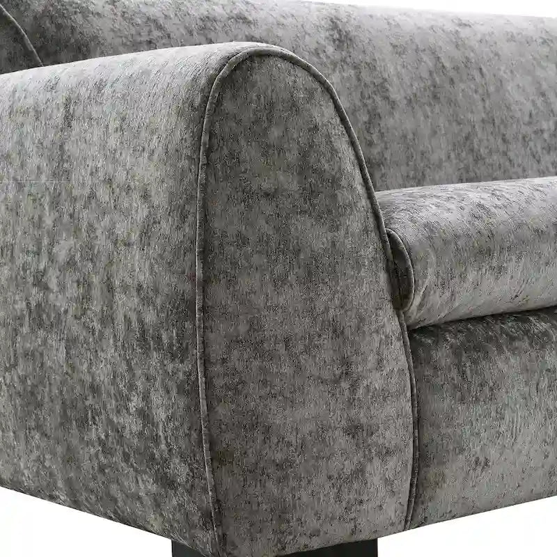 Canapé deux places Corwin de style moderne, en tissu certifié OEKO-TEX®, de Furniture of America