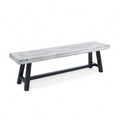 Banc de pique-nique rectangulaire en bois d'acacia Jubilee Farmhouse par Christopher Knight Home