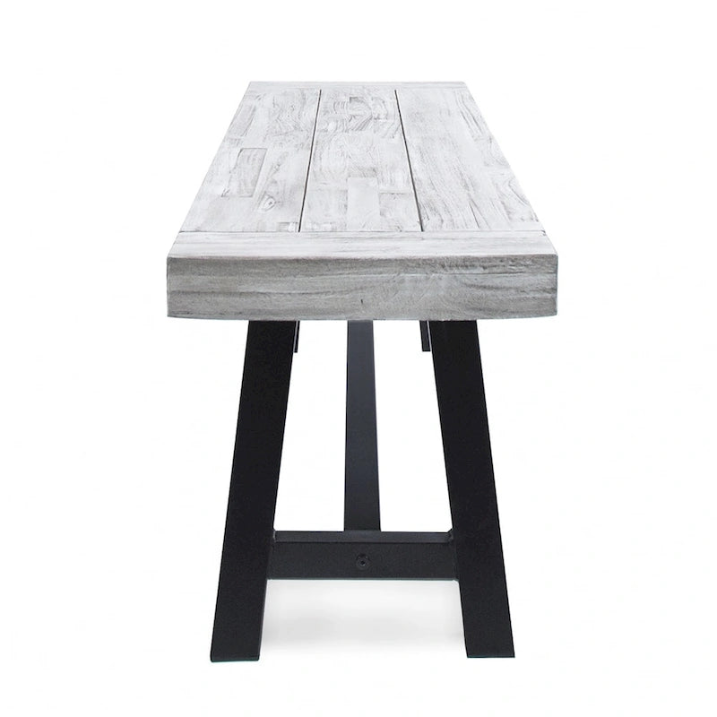 Banc de pique-nique rectangulaire en bois d'acacia Jubilee Farmhouse par Christopher Knight Home
