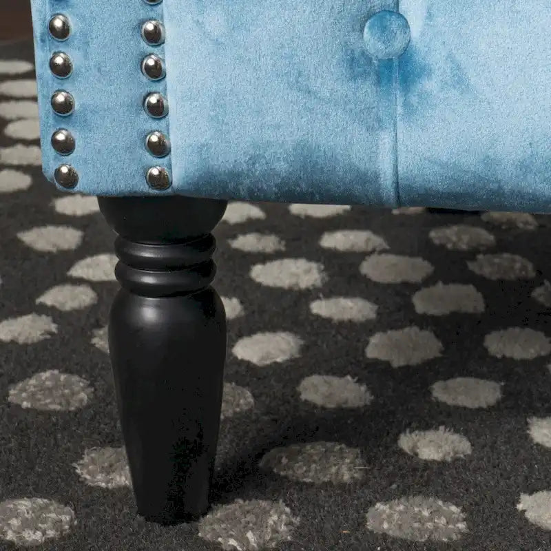 Fauteuil club Akira en velours de Christopher Knight Home