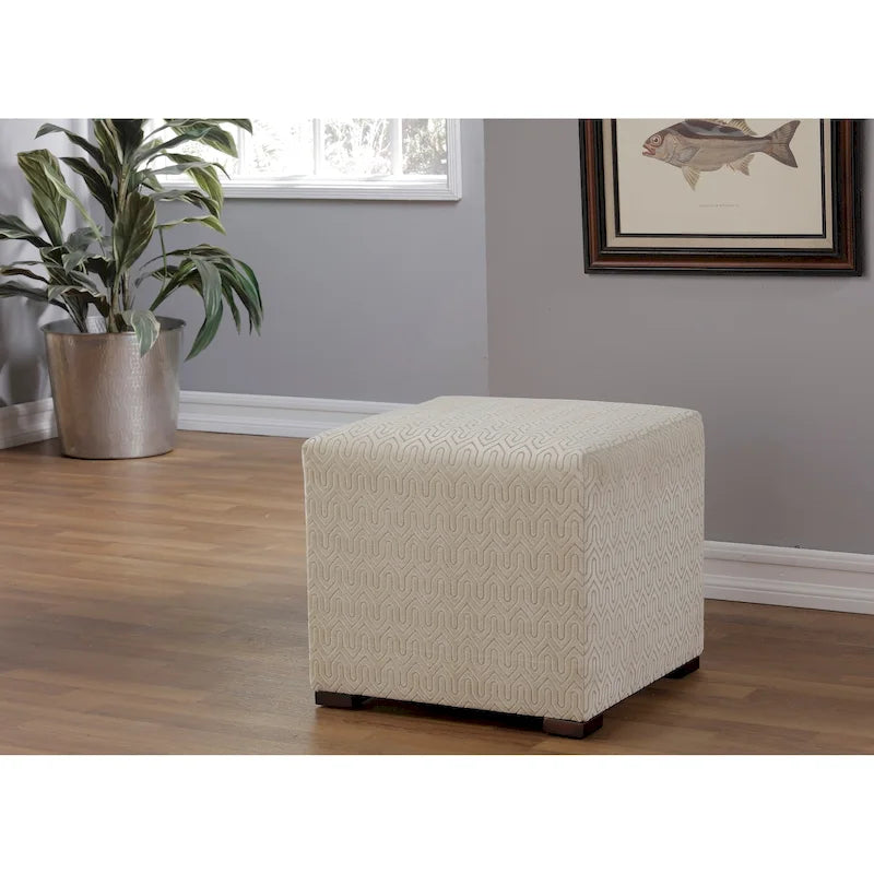 Pouf capitonné carré Merton Transitional