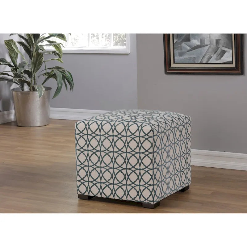 Pouf capitonné carré Merton Transitional