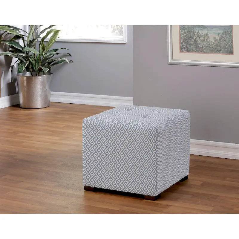 Pouf capitonné carré Merton Transitional