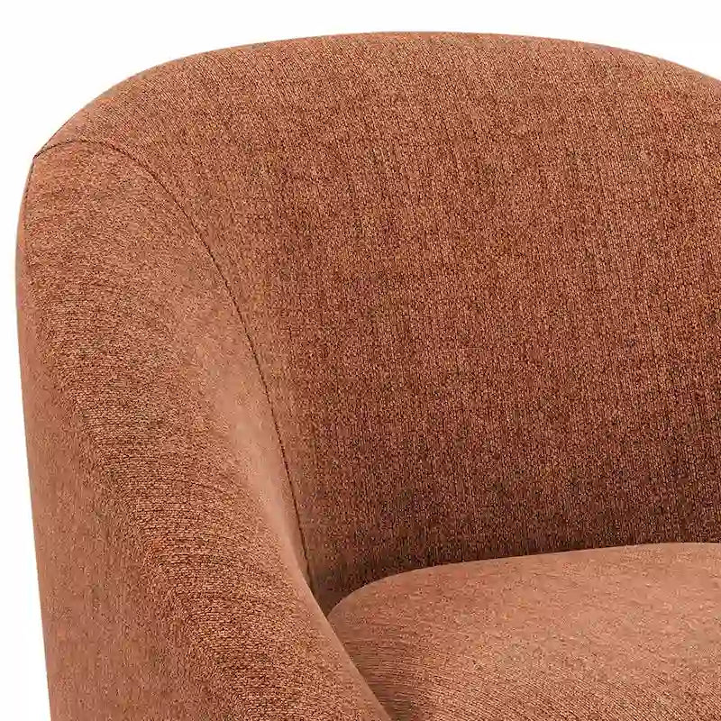 Fauteuil d'appoint WYNDENHALL Bonita de style moderne du milieu du siècle, de forme irrégulière, 68,5 cm de large - 67,5 cm de profondeur x 68 cm de largeur x 80 cm de hauteur