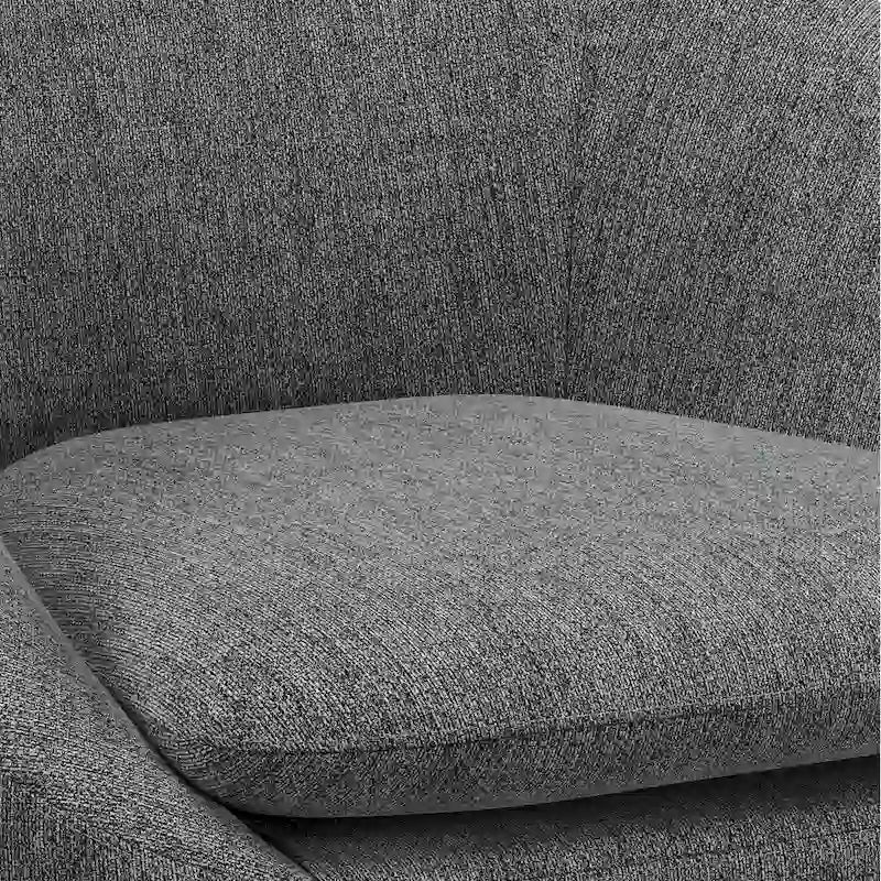Fauteuil d'appoint WYNDENHALL Bonita de style moderne du milieu du siècle, de forme irrégulière, 68,5 cm de large - 67,5 cm de profondeur x 68 cm de largeur x 80 cm de hauteur