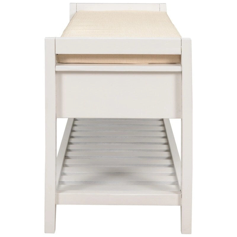Banc de rangement multifonctionnel avec porte-chaussures et siège