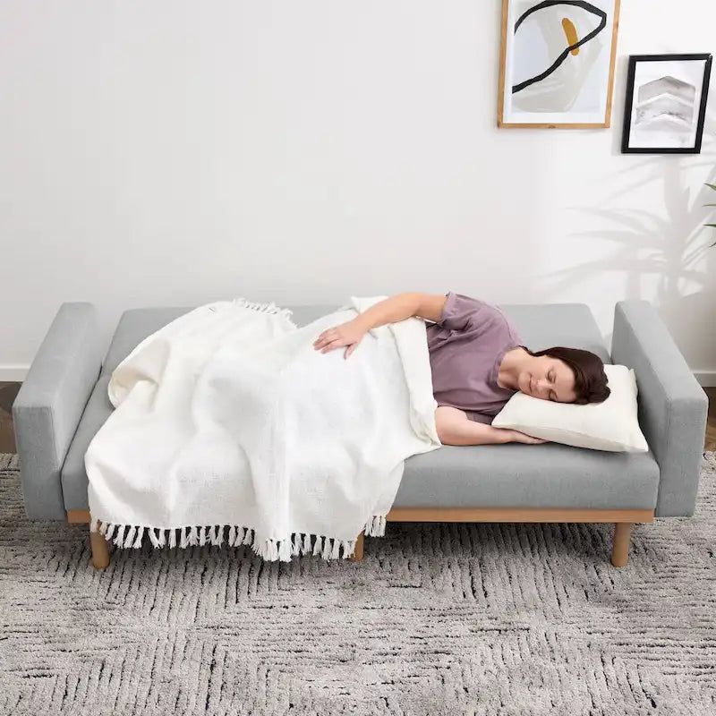Futon Brookside Harlow avec sommier en bois