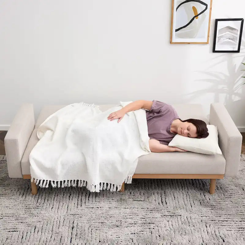 Futon Brookside Harlow avec sommier en bois