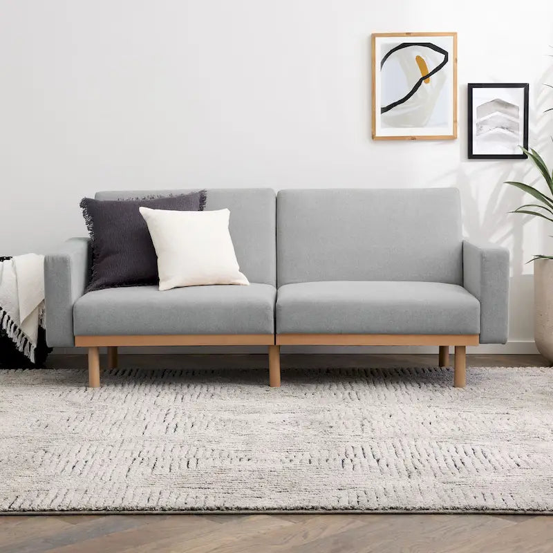 Futon Brookside Harlow avec sommier en bois